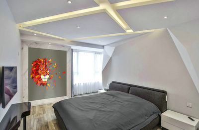 黑白搭配，现代简约之家——欧模网设计圈室内装饰设计服务